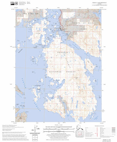 US Forest Service - Topo Craig A-3, AK FSTopo Legacy digital map