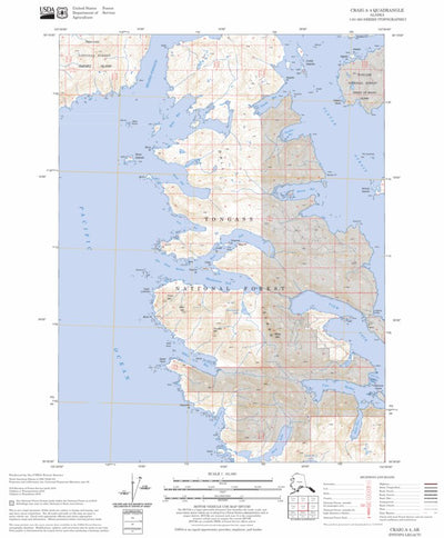 US Forest Service - Topo Craig A-4, AK FSTopo Legacy digital map