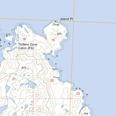 US Forest Service - Topo Craig B-1, AK FSTopo Legacy digital map