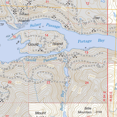 US Forest Service - Topo Craig B-2, AK FSTopo Legacy digital map