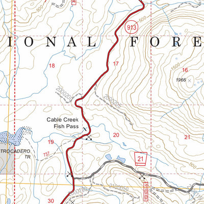 US Forest Service - Topo Craig B-3, AK FSTopo Legacy digital map