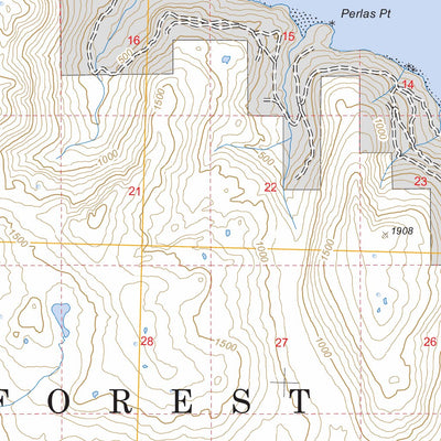US Forest Service - Topo Craig B-4, AK FSTopo Legacy digital map
