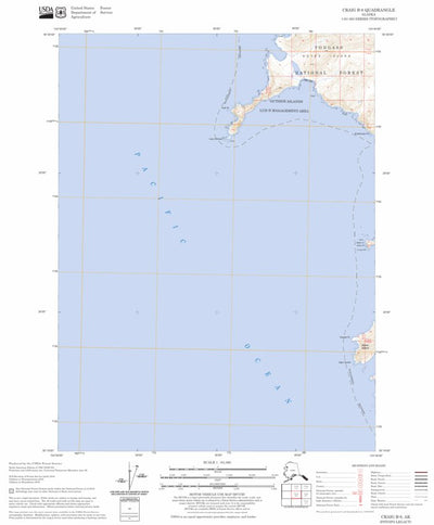 US Forest Service - Topo Craig B-6, AK FSTopo Legacy digital map
