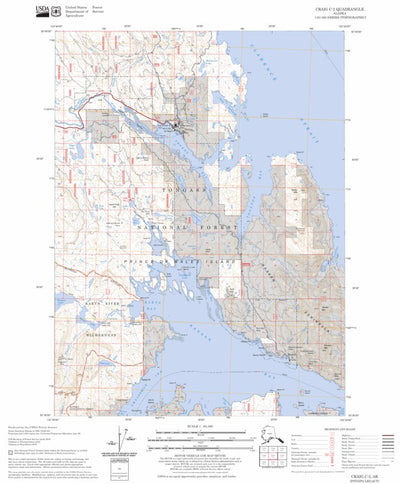 US Forest Service - Topo Craig C-2, AK FSTopo Legacy digital map