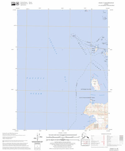 US Forest Service - Topo Craig C-6, AK FSTopo Legacy digital map