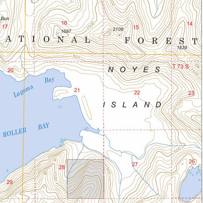 US Forest Service - Topo Craig C-6, AK FSTopo Legacy digital map