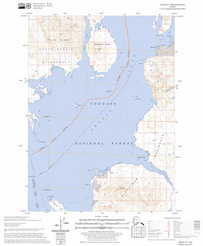 US Forest Service - Topo Craig D-1, AK FSTopo Legacy digital map