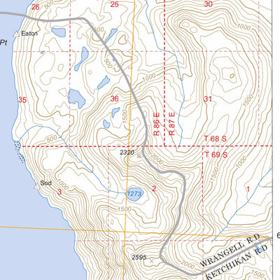 US Forest Service - Topo Craig D-1, AK FSTopo Legacy digital map