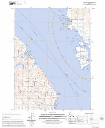 US Forest Service - Topo Craig D-2, AK FSTopo Legacy digital map