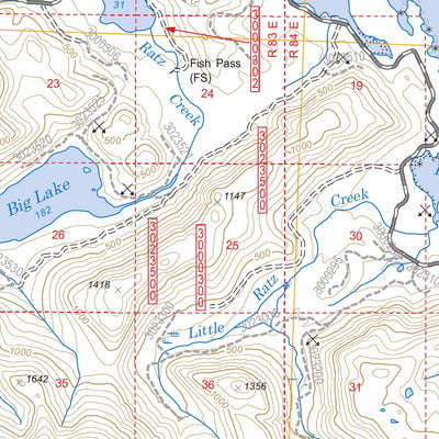 US Forest Service - Topo Craig D-2, AK FSTopo Legacy digital map