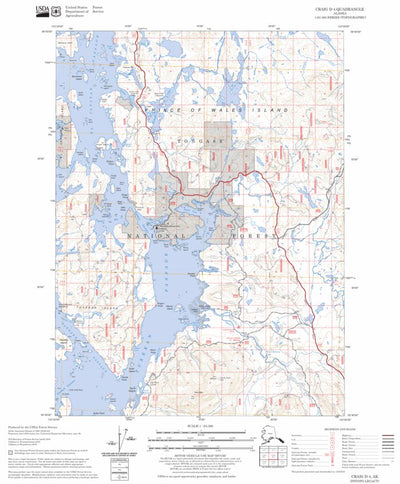 US Forest Service - Topo Craig D-4, AK FSTopo Legacy digital map