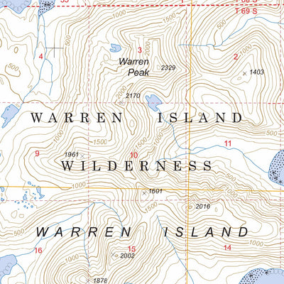 US Forest Service - Topo Craig D-6, AK FSTopo Legacy digital map
