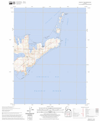 US Forest Service - Topo Craig D-7, AK FSTopo Legacy digital map