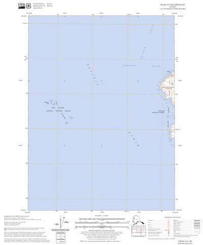 US Forest Service - Topo Craig D-8, AK FSTopo Legacy digital map