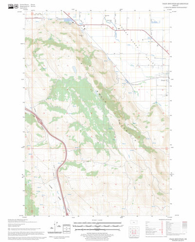 US Forest Service - Topo Craig Mountain, OR FSTopo Legacy digital map