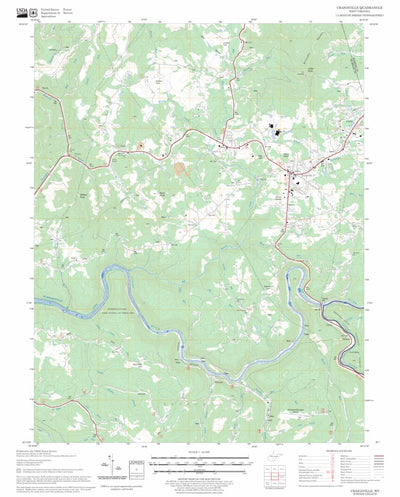 US Forest Service - Topo Craigsville, WV FSTopo Legacy digital map