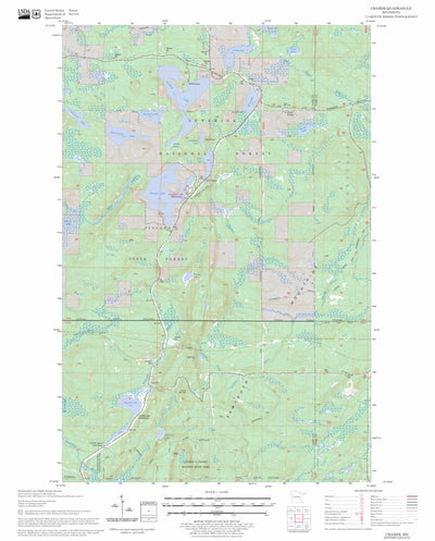 US Forest Service - Topo Cramer, MN FSTopo Legacy digital map