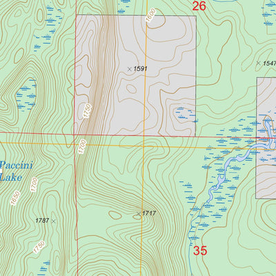 US Forest Service - Topo Cramer, MN FSTopo Legacy digital map