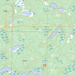 US Forest Service - Topo Cranberry Bay, MN FSTopo Legacy digital map