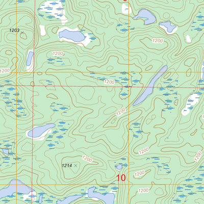 US Forest Service - Topo Cranberry Bay, MN FSTopo Legacy digital map