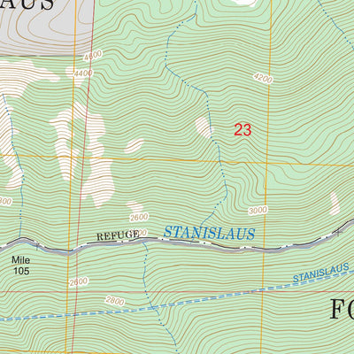 US Forest Service - Topo Crandall Peak, CA FSTopo Legacy digital map