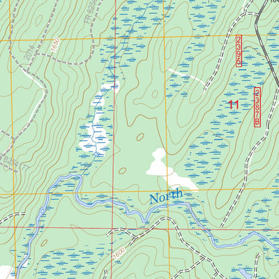 US Forest Service - Topo Crandon NE, WI FSTopo Legacy digital map