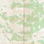 US Forest Service - Topo Crane Creek, OR FSTopo Legacy digital map