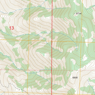 US Forest Service - Topo Crane Creek, OR FSTopo Legacy digital map