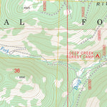 US Forest Service - Topo Crane Mountain, OR FSTopo Legacy digital map