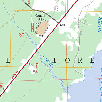 US Forest Service - Topo Crane Prairie Reservoir, OR FSTopo Legacy digital map