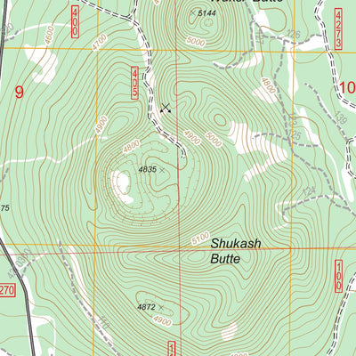 US Forest Service - Topo Crane Prairie Reservoir, OR FSTopo Legacy digital map