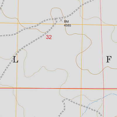 US Forest Service - Topo Crank Mountain, CA FSTopo Legacy digital map