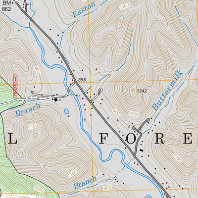 US Forest Service - Topo Cranston, KY FSTopo Legacy digital map