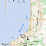 US Forest Service - Topo Crater Lake East, OR FSTopo Legacy digital map