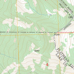 US Forest Service - Topo Crater Lake, MT FSTopo Legacy digital map
