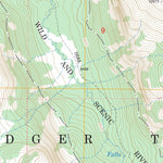 US Forest Service - Topo Crater Lake, WY FSTopo Legacy digital map