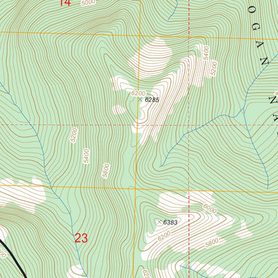 US Forest Service - Topo Crater Mountain, WA FSTopo Legacy digital map