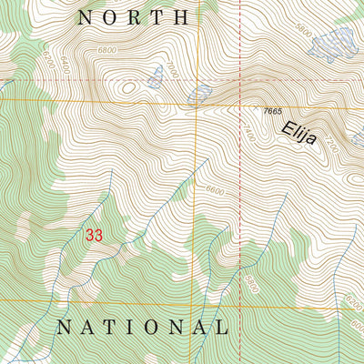 US Forest Service - Topo Crater Mountain, WA FSTopo Legacy digital map