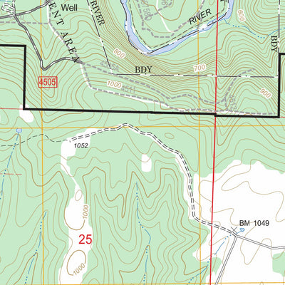 US Forest Service - Topo Cravens, AR FSTopo Legacy digital map