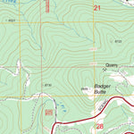 US Forest Service - Topo Crawfish Lake, OR FSTopo Legacy digital map