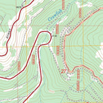 US Forest Service - Topo Crawfish Lake, OR FSTopo Legacy digital map
