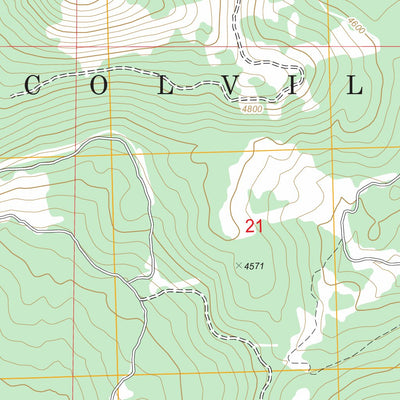 US Forest Service - Topo Crawfish Lake, WA FSTopo Legacy digital map
