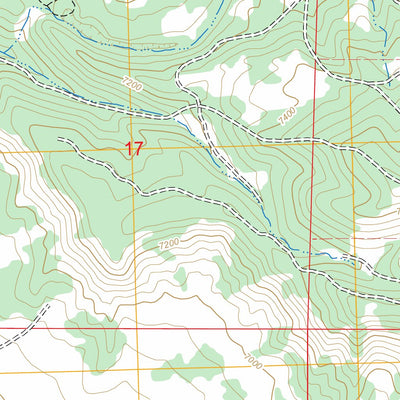 US Forest Service - Topo Crawford, CO FSTopo Legacy digital map