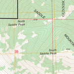 US Forest Service - Topo Crawford, CO FSTopo Legacy digital map