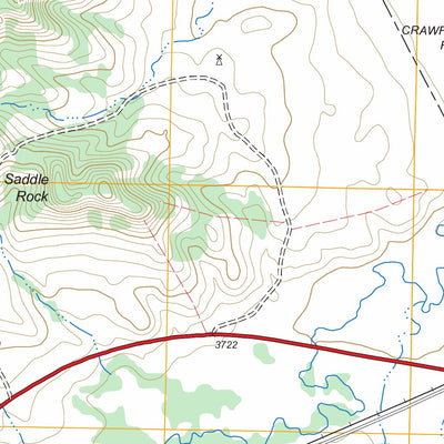 US Forest Service - Topo Crawford, NE FSTopo Legacy digital map