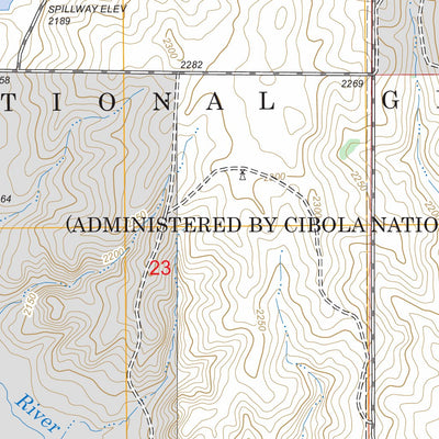 US Forest Service - Topo Crawford, OK FSTopo Legacy digital map