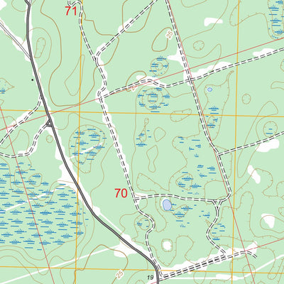 US Forest Service - Topo Crawfordville East, FL FSTopo Legacy digital map