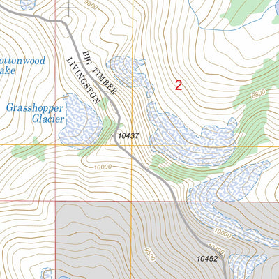 US Forest Service - Topo Crazy Peak, MT FSTopo Legacy digital map