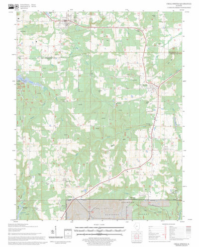 US Forest Service - Topo Creal Springs, IL FSTopo Legacy digital map