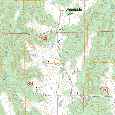 US Forest Service - Topo Creal Springs, IL FSTopo Legacy digital map